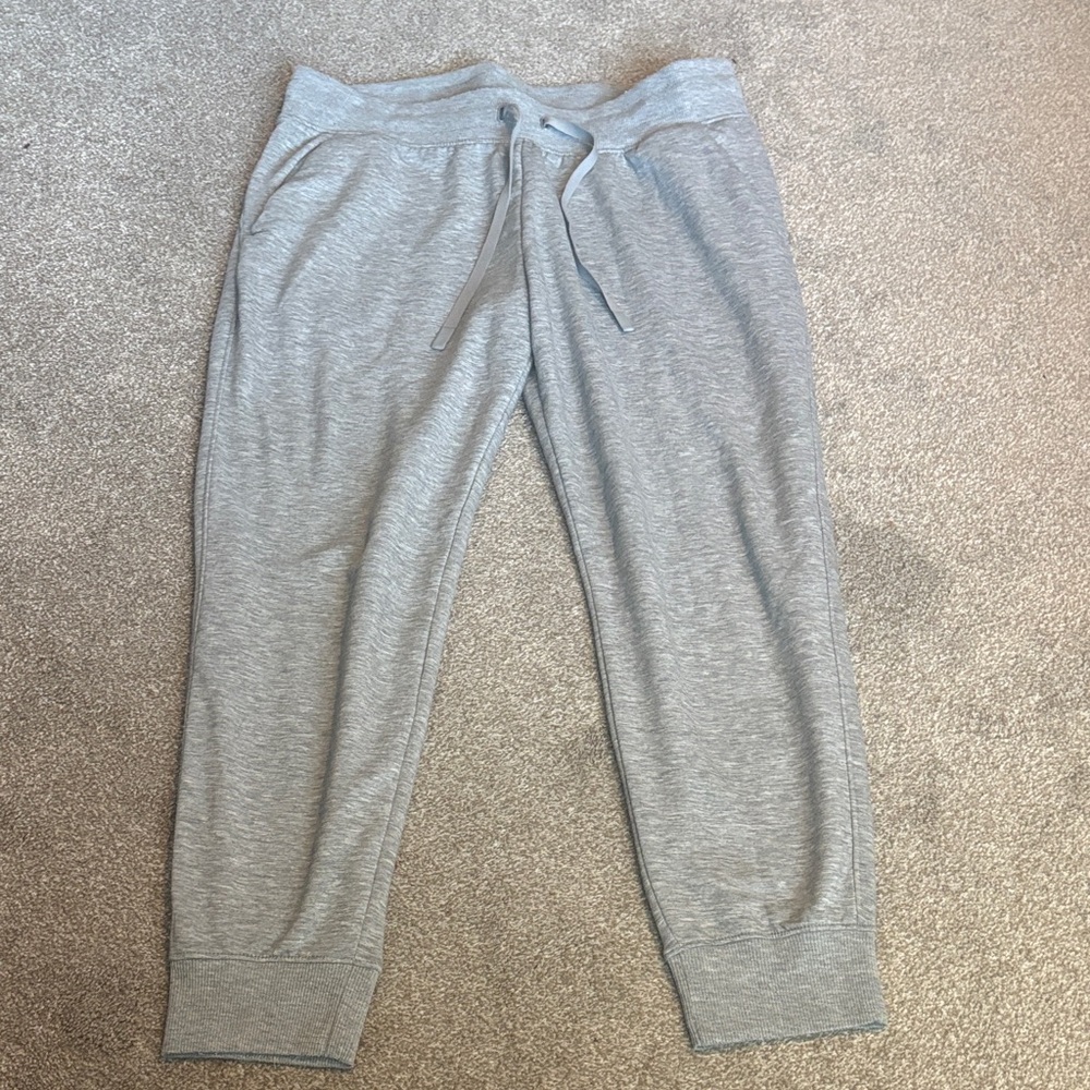 Athletic Works Light Gray Jogger Sweatpants Women’s Size Large